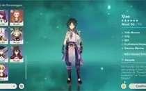 CONTA GENSHIN IMPACT AR55 XIAO KAZUHA BAAL ZHON GANYU HUTAO+