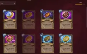 Conta Hearthstone 387 Lendárias (Toda Coleção Do Padrão)