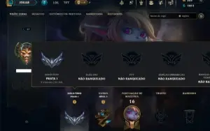 Prata 1 com 35 Champs e 7 Skins