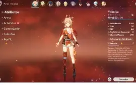 Conta Genshin com Yoimiya + Arma assinatura + 4200 gemas