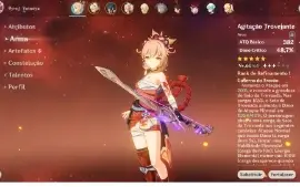 Conta Genshin com Yoimiya + Arma assinatura + 4200 gemas