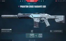 Conta Valorant 23 Skins+ 1 Facas Prime Spectre,Ion Sheriff