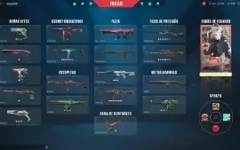 Conta Valorant 23 Skins+ 1 Facas Prime Spectre,Ion Sheriff