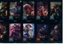CONTA LOL FULL SKINS