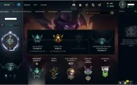 Conta LoL Plat. IV