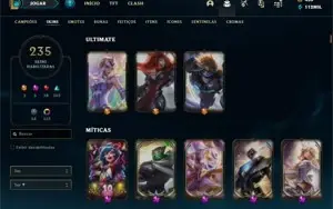 Conta League Of Legends nv 845 Platina 1