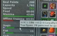 ED lvl 637 ML 110 6 Runas 3 Prey NPC Supply  50% Loyalit