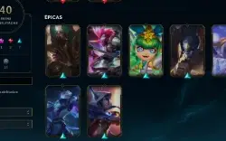 LOL - Full Acesso - LVL 96 - 101 Champions - 40 Skins