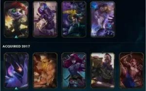 contas de league of legends platina