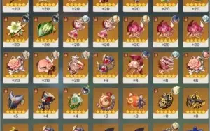 Conta Genshin Ar50 - Venti, Zhongli, Jean + 3 C6