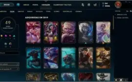 estou vendendo conta de lol, platina 3
