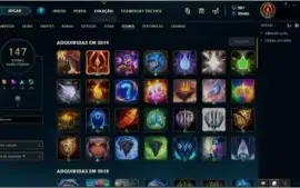 estou vendendo conta de lol, platina 3