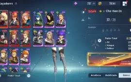 Conta Solo Leveling Arise - 10 SSR