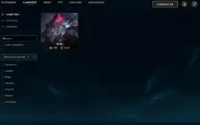 Unranked com TODOS os champs e 716 Skins + RP