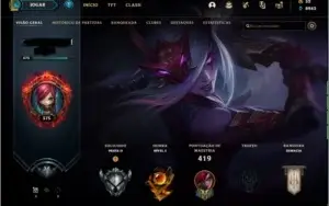 Vendo conta lol , level 375, dono original, 150 skin