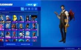 CONTA FORTNITE 45 SKINS,PASSES MIDAS,MARVEL E OUTROS LVL 161