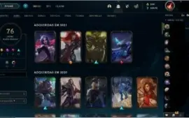 CONTA TOP LEAGUE OF LEGENDS