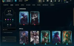 Platina 3 com 51 Champs e 17 Skins +2 Fragmentos
