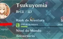 Yoimiya + Childe + Oração + Espada / Orgulho Celestial AR 50