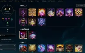 Conta LoL season 5