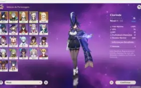 Conta Reroll Rank 52 Com Clorinde + bis e Alhaitham + bis