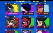 conta de brawl stars com corvo 1000 troféus
