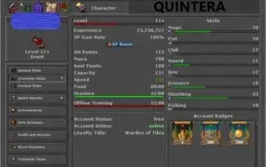 RP LVL 277 CELEBRA - OPTIONAL PVP + MAKERS NA CONTA