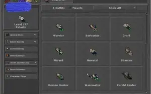 RP LVL 277 CELEBRA - OPTIONAL PVP + MAKERS NA CONTA