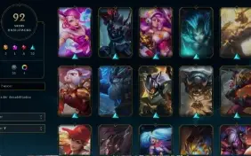 CONTA LOL- LVL 164 - 165 Champions - 92 Skins - FULL ACESSO