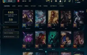 CONTA LOL- LVL 164 - 165 Champions - 92 Skins - FULL ACESSO