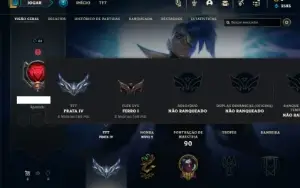 Unranked com 35 Champs e 17 Skins