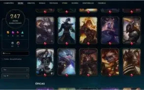Conta League of Legends Prata 2, 248 Skins