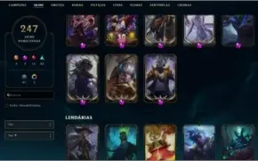 Conta League of Legends Prata 2, 248 Skins