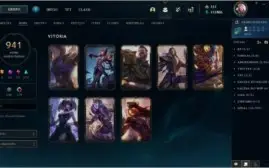 Conta Lol 900+ skins