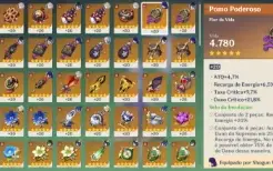 Conta Genshin Ar 56 / 10 Personagens 5* E 2 Bis