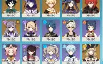 Conta Genshin Ar 56 / 10 Personagens 5* E 2 Bis