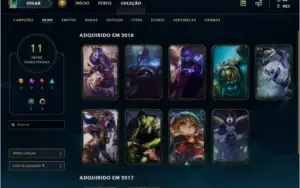 Conta lol Diamante 2