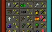 Conta 98/99/99 quase maxed OSRS