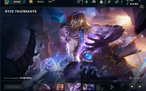Unranked com TODOS os champs e 610 Skins + 7 Vitoriosas