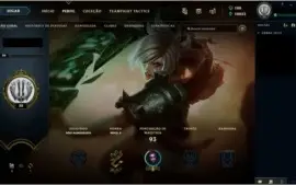 Conta LoL - Level 30 Unranked com Espólios para abrir