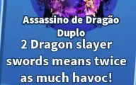 Blade Ball Dual Dragon Slayer + Emote Floating Sword (SET)