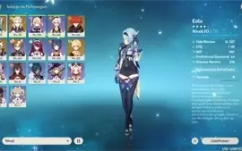 Vendo conta Eula + Albedo + Itto + 27 tiros
