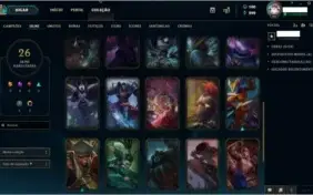 CONTA DE LOL PLATINA 2 l 131 CHAMPS l 26 SKINS