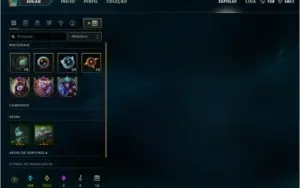 Conta Platina IV| League of Legends| 100 champs|7 pgs runa
