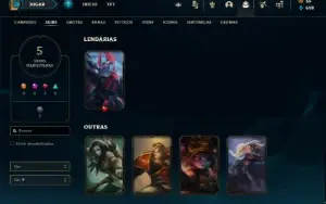 Conta Mestre com 28 Champs e 5 Skins ( UPADA A MÃO )