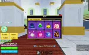 Conta lvl max de blox fruit