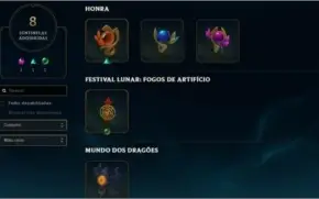 conta lol - 22 skins-nv 87-205 de maestria