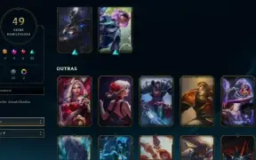 CONTA LOL- LVL 185 - 110 Champions - 49 Skins - FULL ACESSO