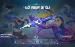 CONTA VALORANT PLATINA COM SKINS CARAS!!