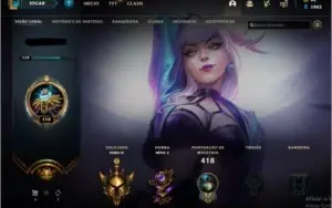 Conta lol gold 4 98skins